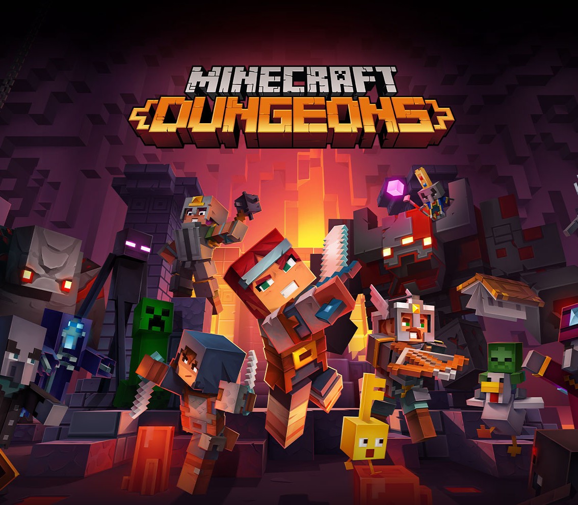 Обложка Minecraft Dungeons