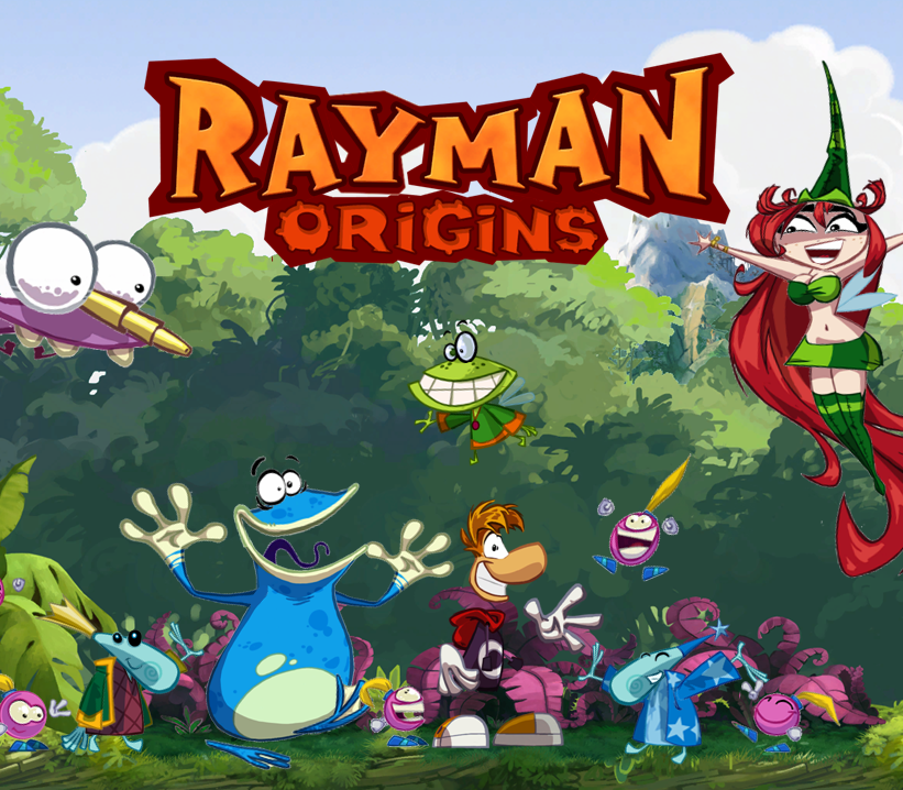 Обложка Rayman Origins