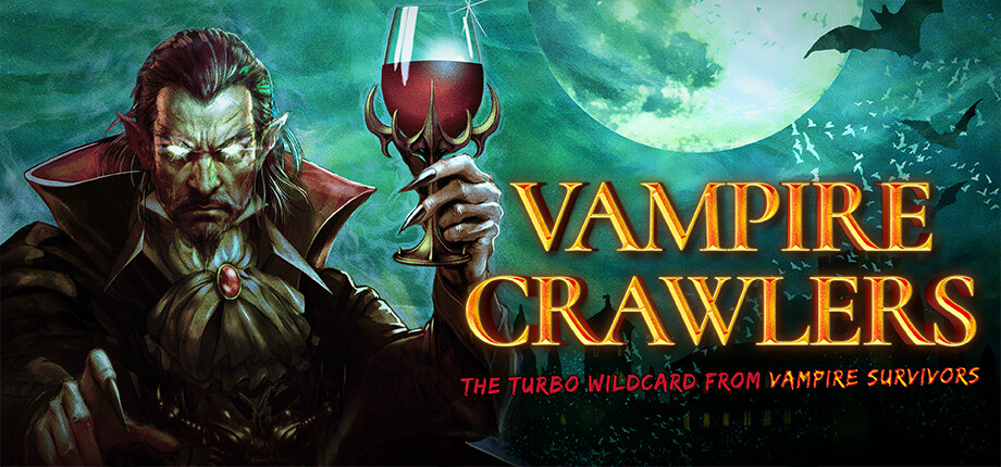 Обложка Vampire Crawlers: The Turbo Wildcard from Vampire Survivors